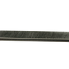 Close-up of gray brush weather stripping.