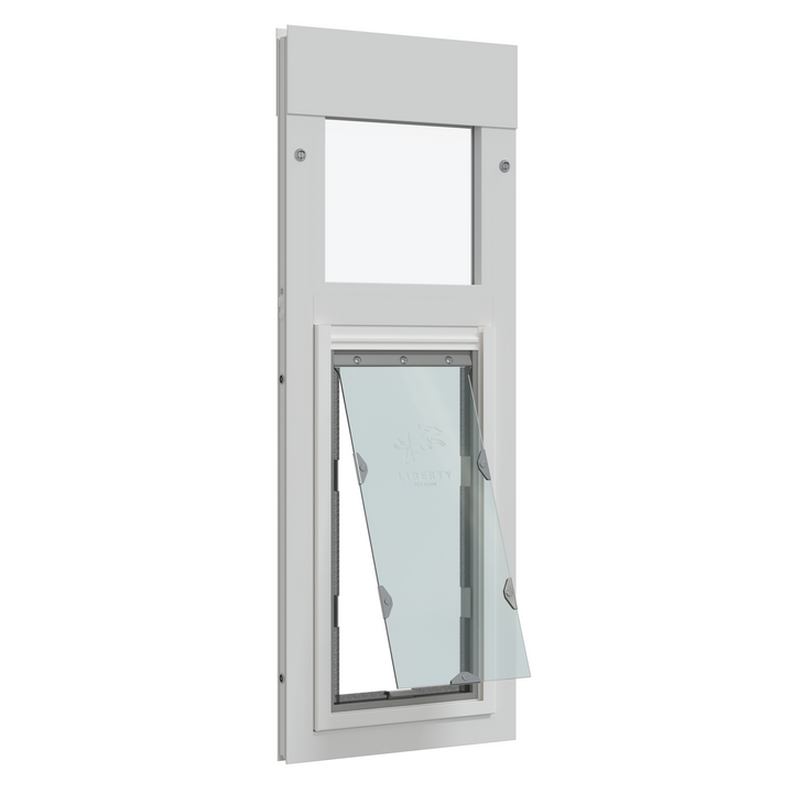 Liberty Pet Door for White Horizontal Sliding Windows