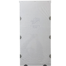 A clear Liberty Pet Door replacement flap.