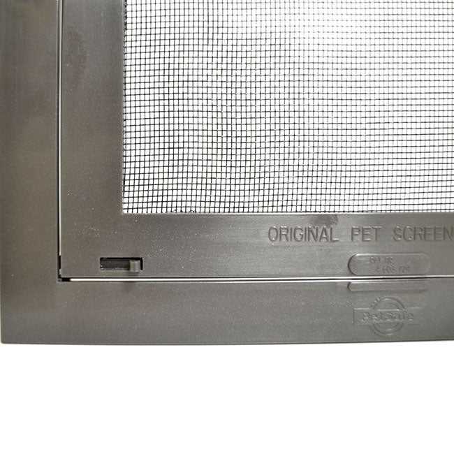 Close-up of an "Original Pet Screen."