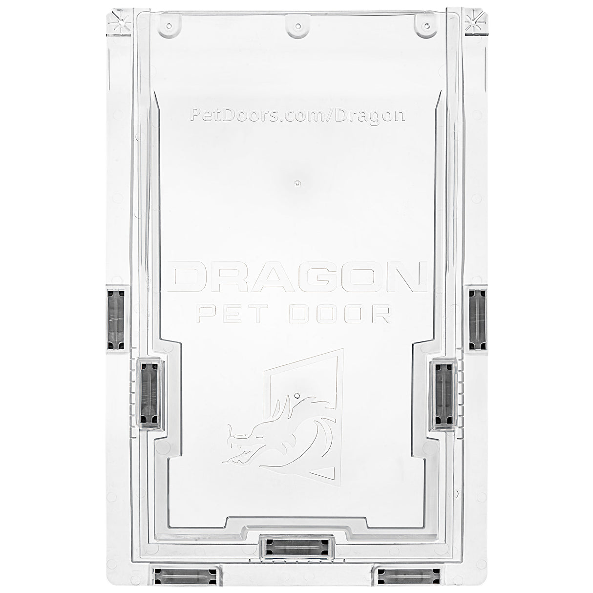 White Dragon Pet Door on a white background.