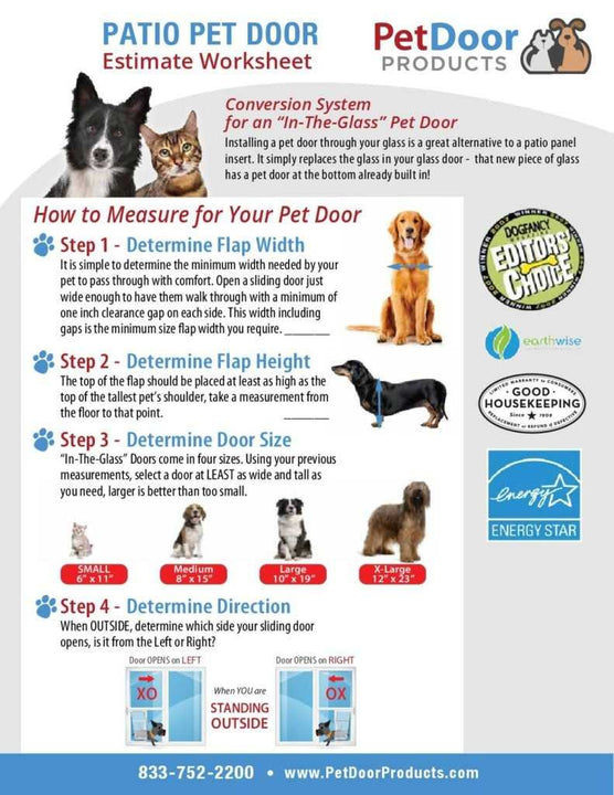 Pet Door Products  In The Glass Pet Door