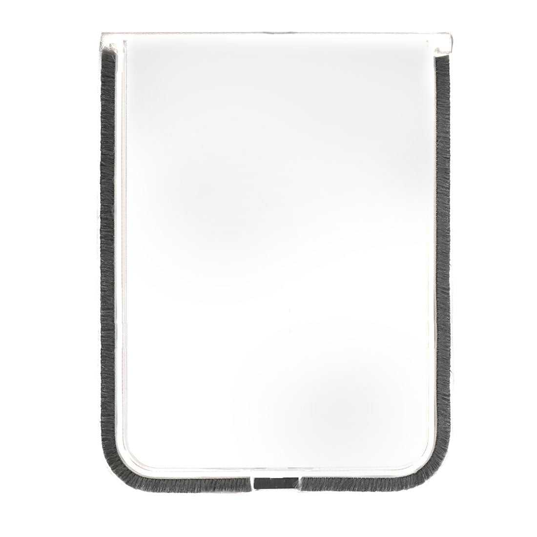 A white, rectangular object with a gray brush border.