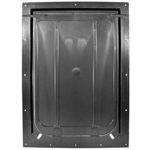A black pet door frame.