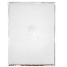 A clear pet door replacement flap.