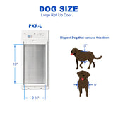 Roll Up High Tech Power Pet Patio Pet Door