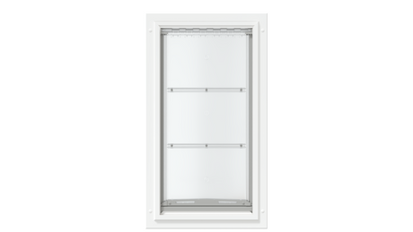 Front view of the white Endura Flap extra large single flap.