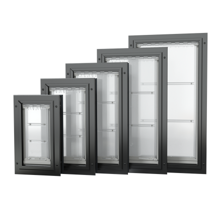 Endura Flap Pet Doors for doors and walls with varying sizes