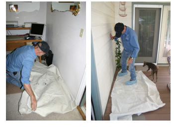 Prep Area Around Wall