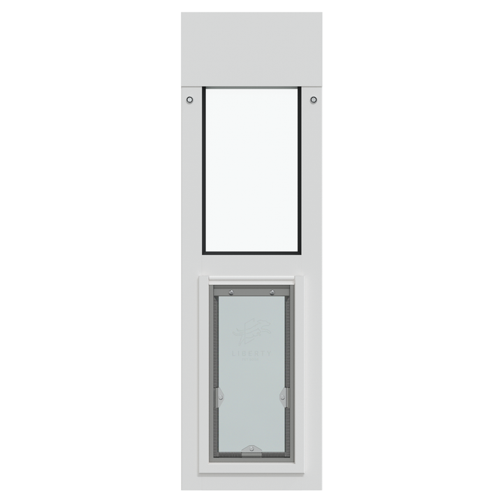 Liberty Pet Door for White Horizontal Sliding Windows