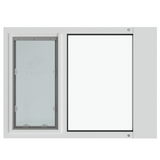 Liberty Pet Door for White Sash Windows