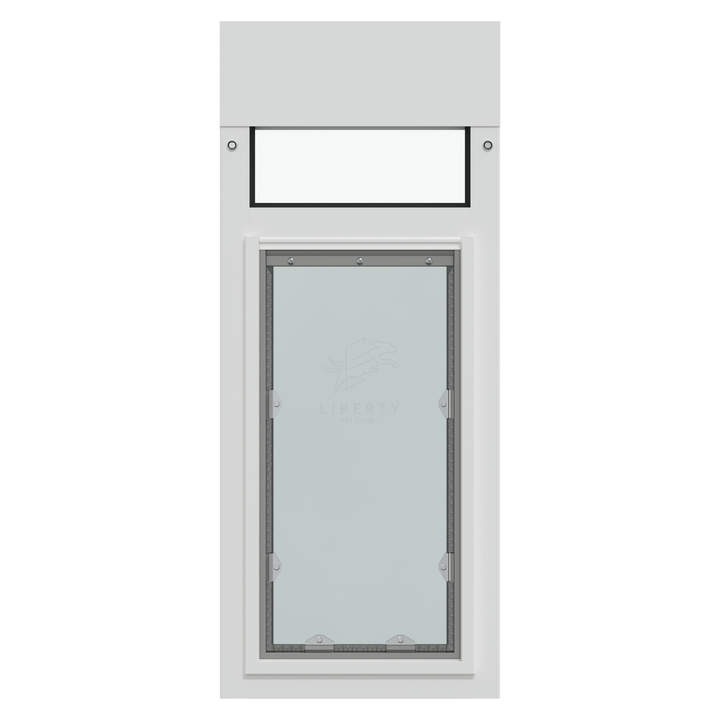 Liberty Pet Door for White Horizontal Sliding Windows