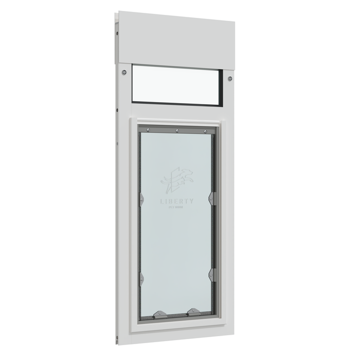 Liberty Pet Door for White Horizontal Sliding Windows