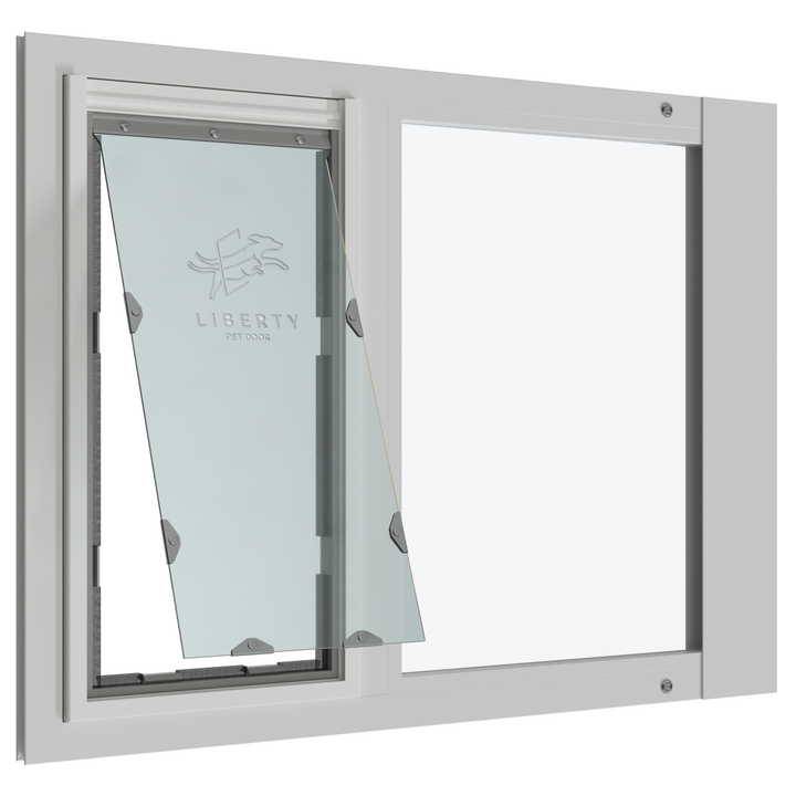 Liberty Pet Door for White Sash Windows