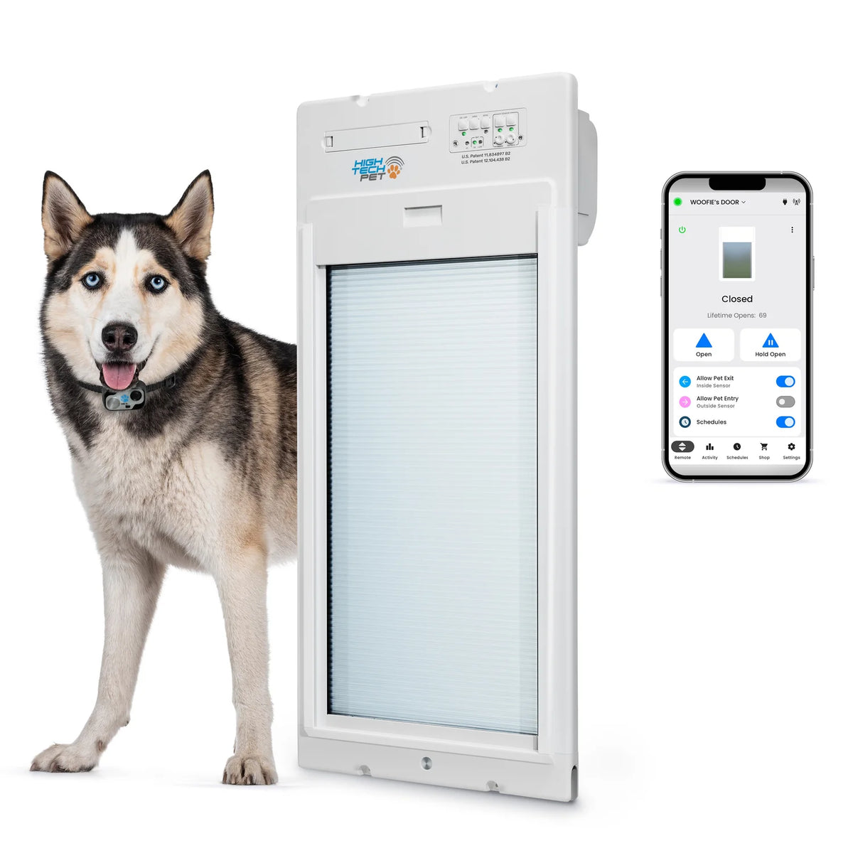 High Tech Roll Up Power Pet Door | Motorized Door Mount – PetDoors.com
