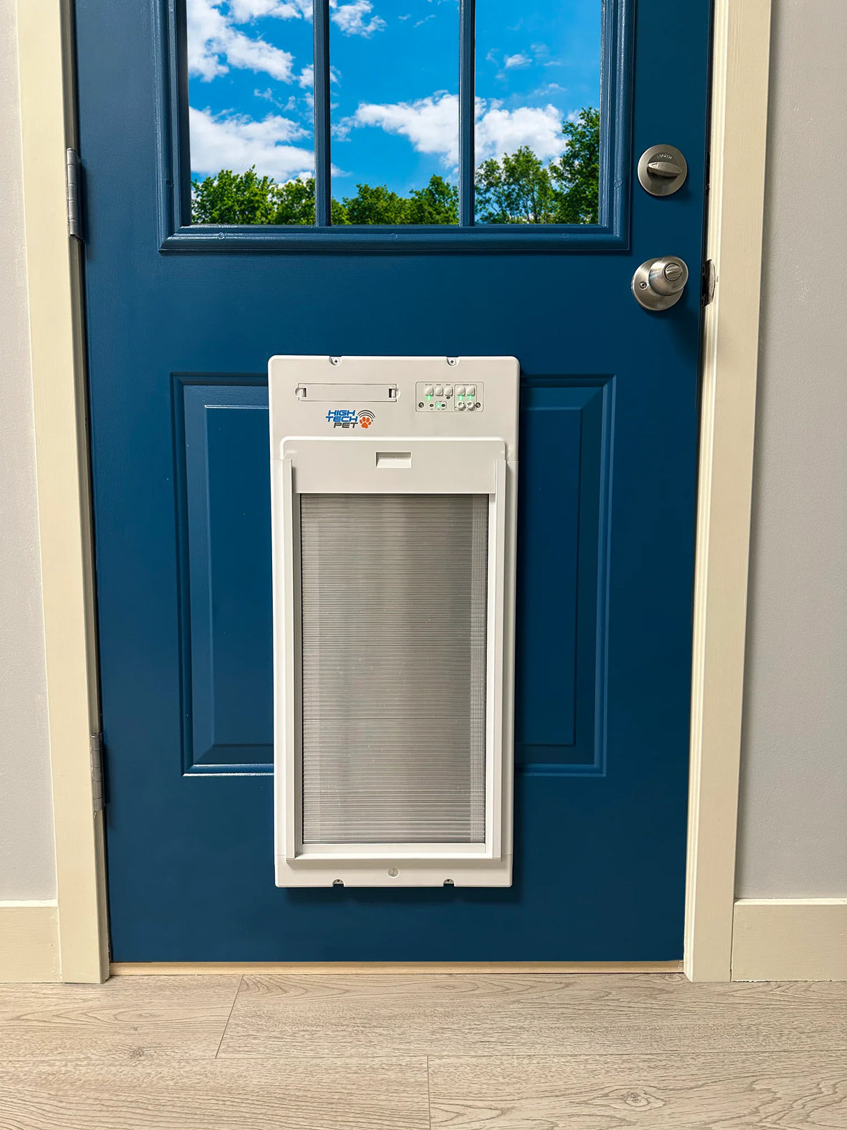 High Tech Power Pet Roll Up Door Mount Dog Door