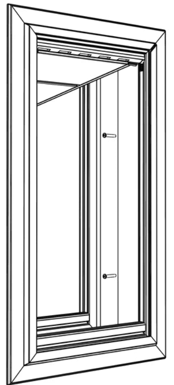 SECURE THE FRAMES TO THE STUD