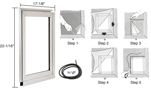 Pride Pet Door Adapter for Pet Screen Doors