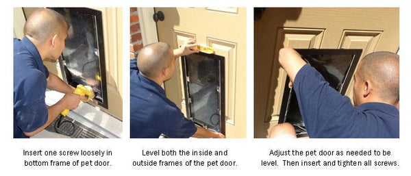 Screw Door Into Place