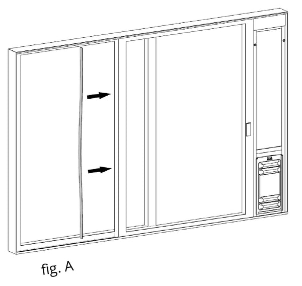 Install the Draft Stopper