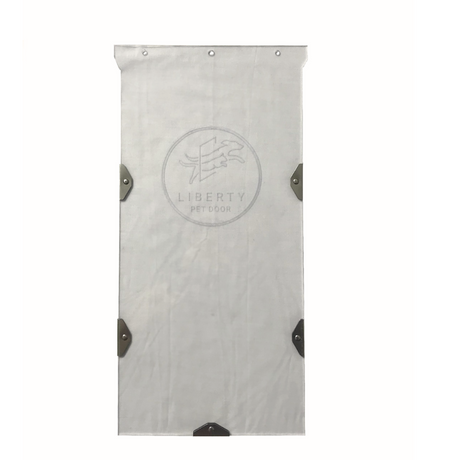 A Liberty Pet Door replacement flap.