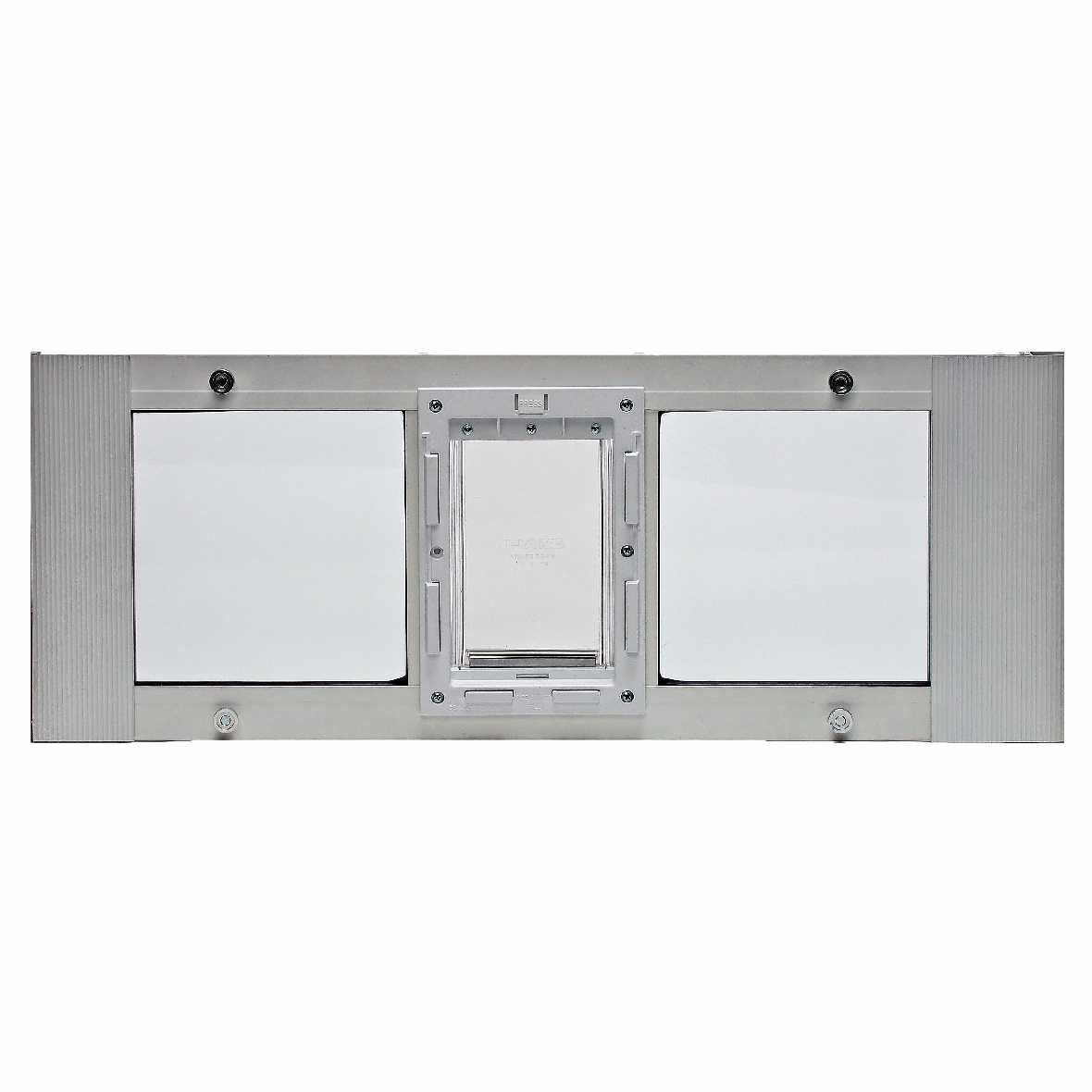 Cat door window insert top
