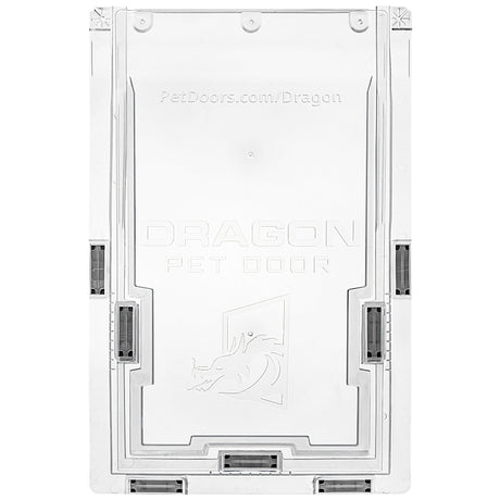 White Dragon Pet Door on a white background.