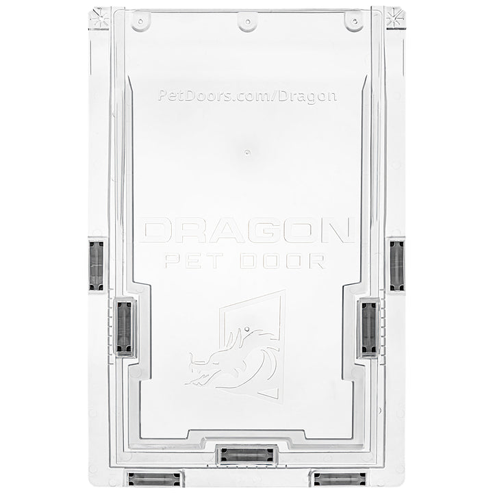 White Dragon Pet Door on a white background.