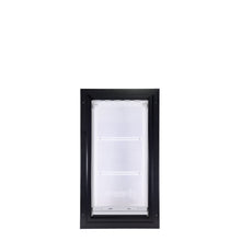 Black-framed Endura Flap pet door.