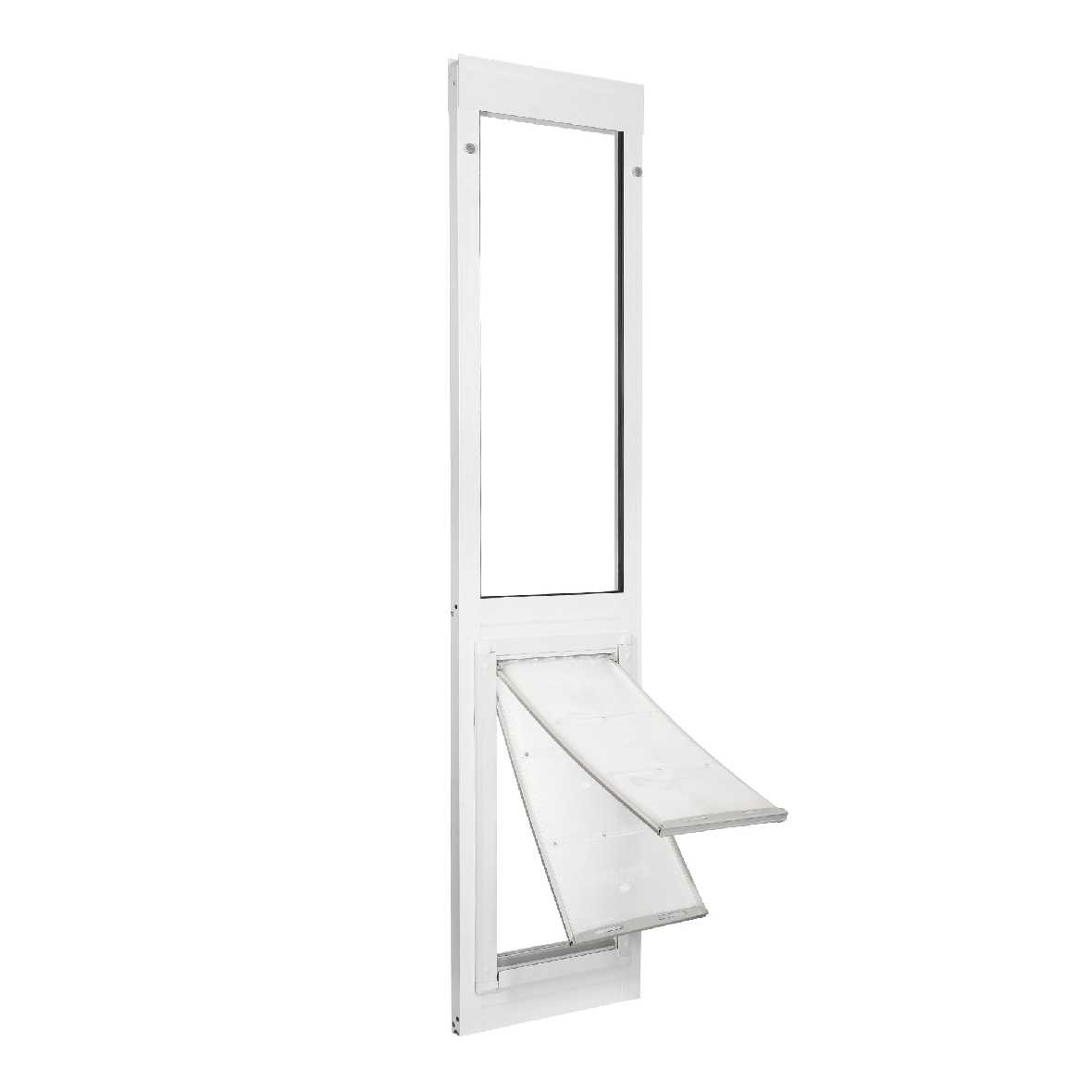 Vinyl dog door top flaps