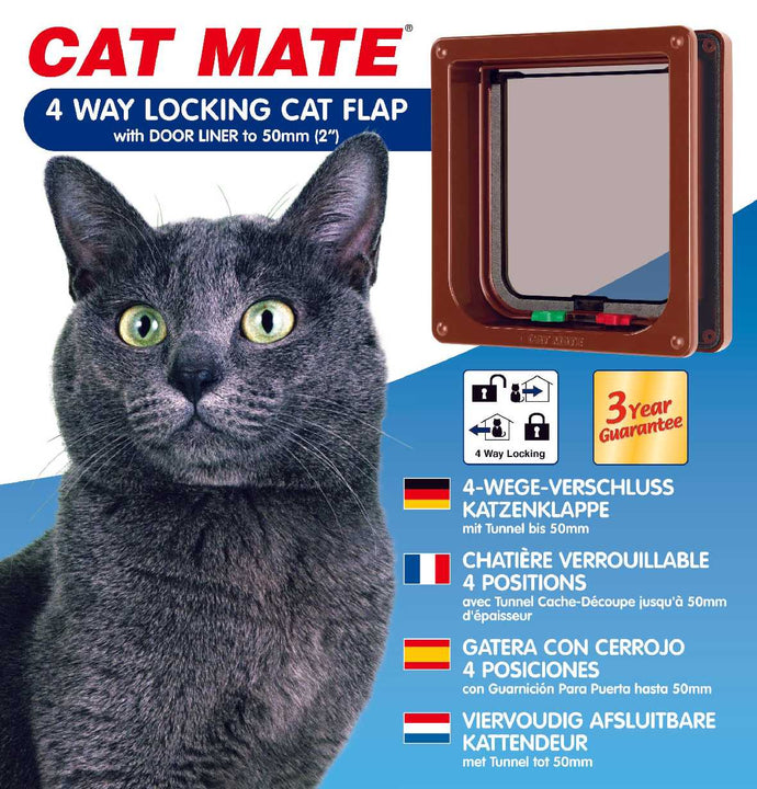 Cat Mate 234 & 235: Manual Cat Flaps For Easy Door and Wall Installations