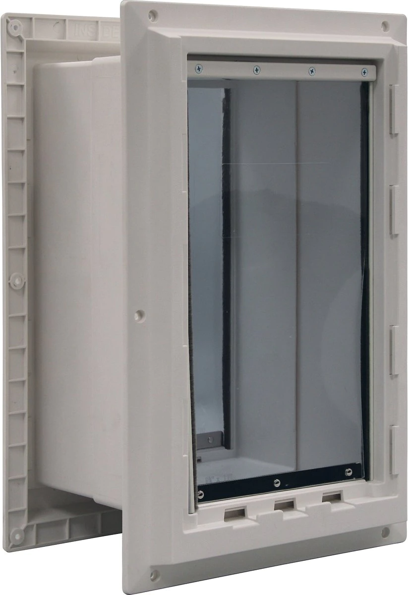 Ideal Pet Products Wall Entry Pet Door Insulating Double Flap
