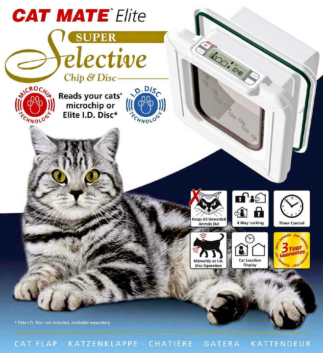 Cat Mate Elite 355 Chip & Disc Electronic Pet Door