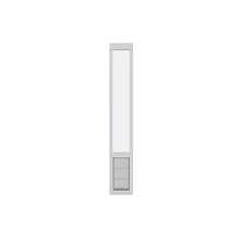 Sliding glass door insert with pet door.