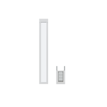Two rectangular white objects are visible.