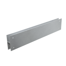 Metal channel beam with two holes at the end.
