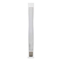 White sliding glass door insert with a pet door at the bottom.