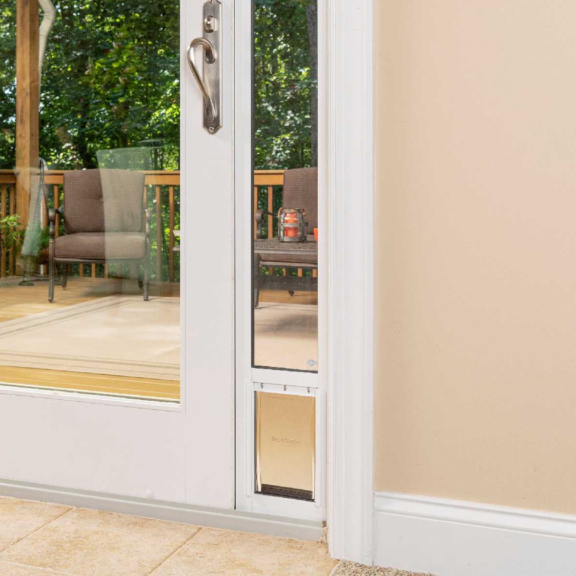 Small pet door for sliding sales glass door