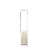 White patio pet door insert.