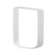 White, rectangular plastic frame on a white background.