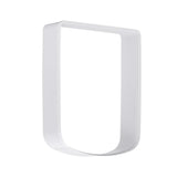 White, rectangular plastic frame on a white background.