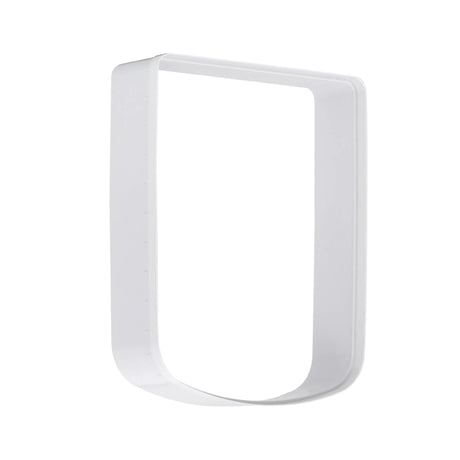 White, rectangular plastic frame on a white background.