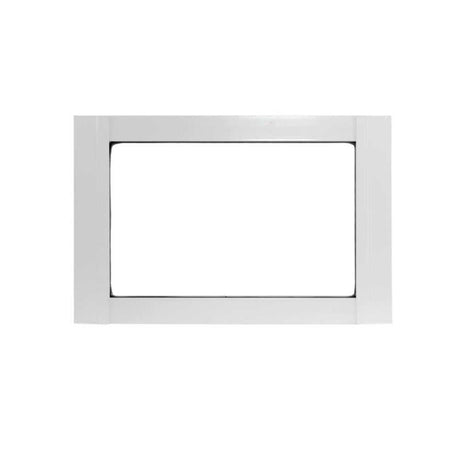 White rectangular frame.