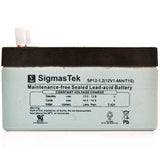 Sigmatek Maintenance-free Sealed Lead-acid Battery.