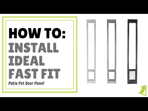 Ideal Fast Fit Patio Pet Door