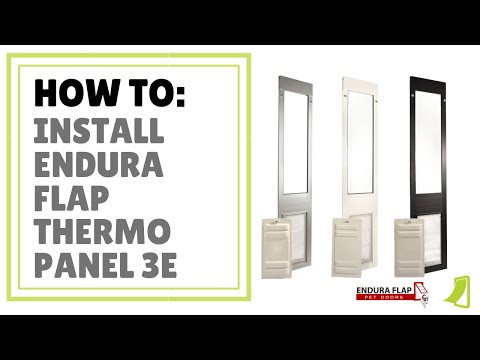 Endura Flap Custom Thermo Panel 3e with Dual-Pane Glass