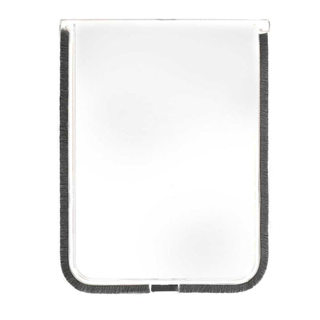 A white, rectangular object with a gray brush border.