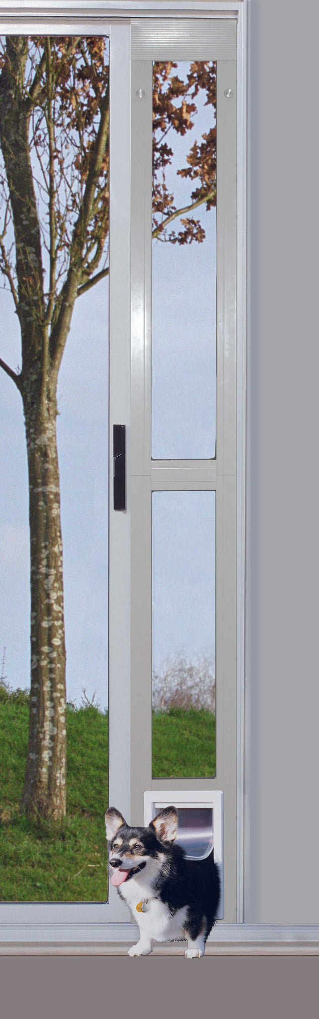 Vinyl pet online patio door
