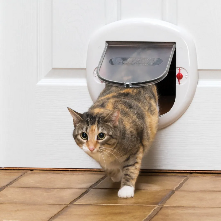 Puerta Interior Para Gatos - 4-Way Locking Cat Door de Pet Safe