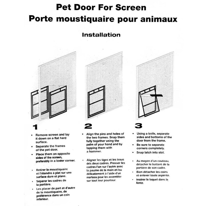 RCR Easy Screen Pet Door